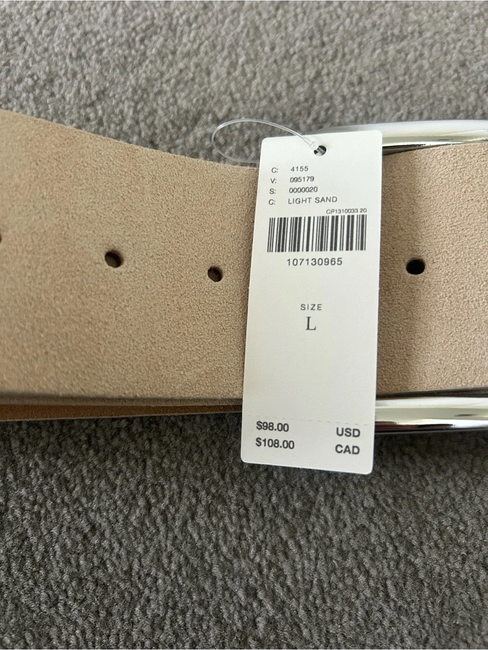 Anthropologie wide belt